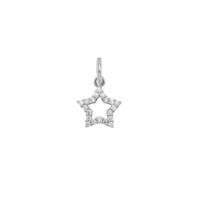 Charm Stella in Oro e Zirconi