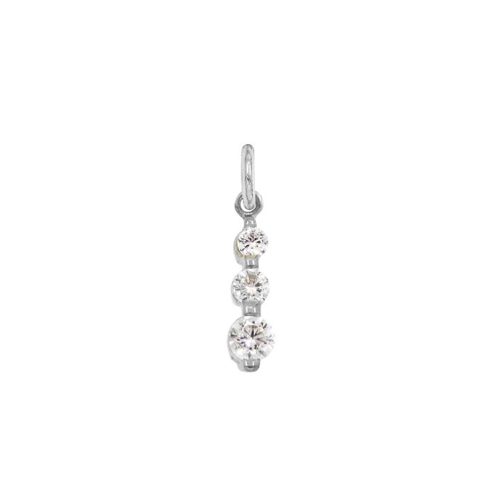 Charm Luce in Oro e Zirconi