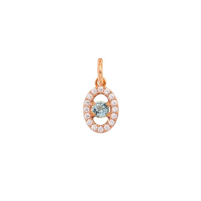Charm Luce in Oro e Zirconi