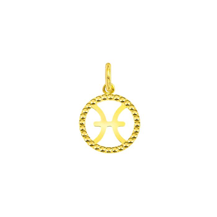 Charm Pesci in Oro