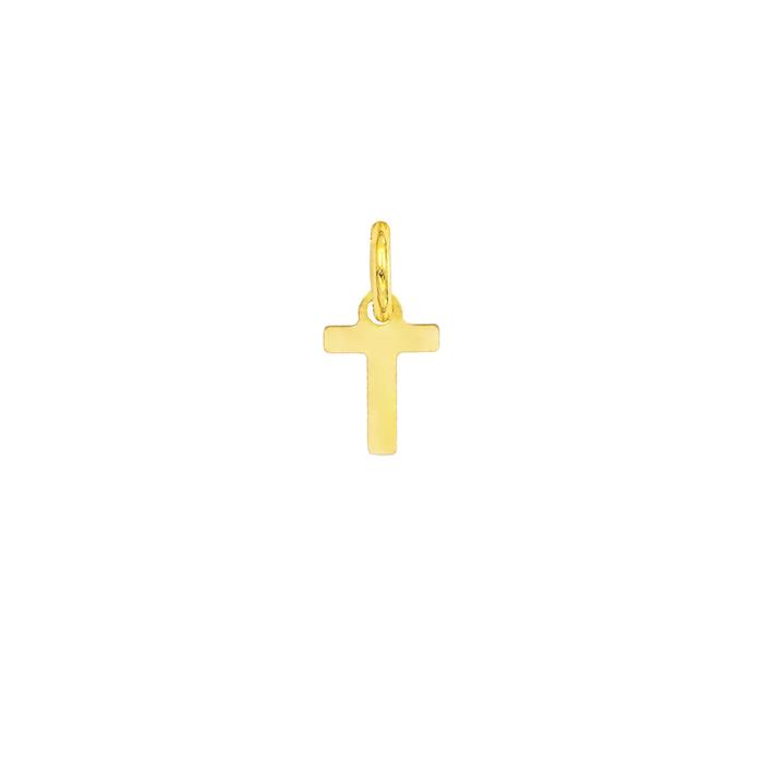 Charm Lettera T in Oro