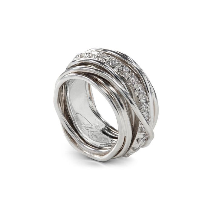 Filodellavita Carato 13 brins en Argent 925 et Diamants Blancs
