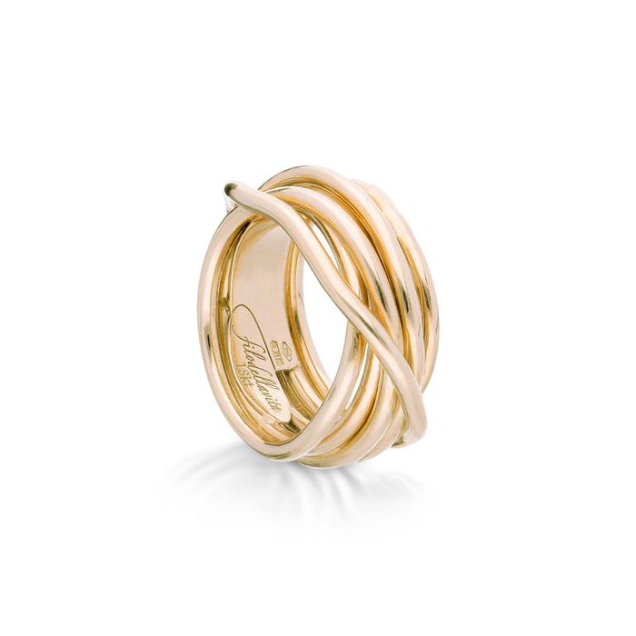 Filodellavita Leda 7 fils en or jaune 18 carats