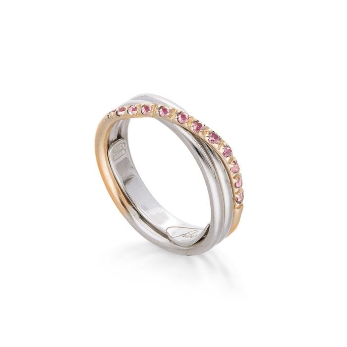 Filodellavita Prezioso 3 Fili e Zaffiri rosa