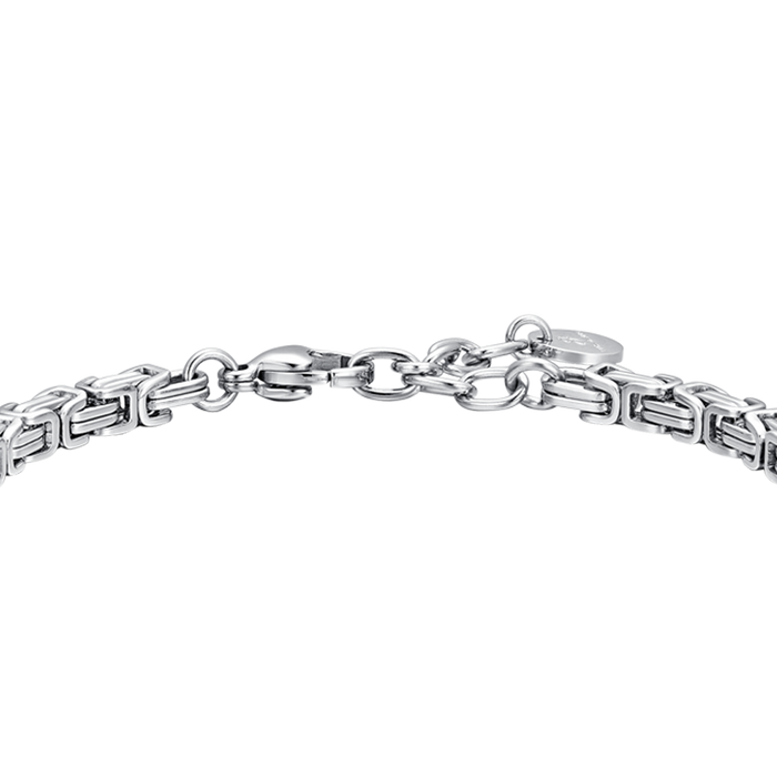 BRACELET HOMME EN ACIER AVEC ÉLÉMENT IP ROSE