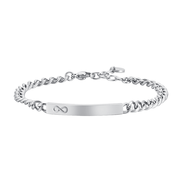 BRACELET HOMME EN ACIER AVEC INFINI