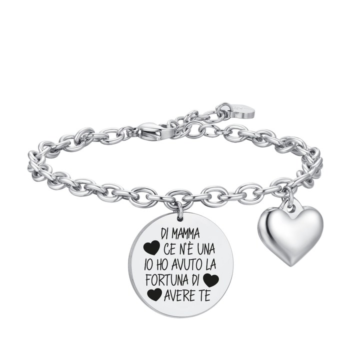 BRACELET FEMME EN ACIER DE MÈRE IL Y EN A UN QUE J'AI EU LA CHANCE D'AVOIR