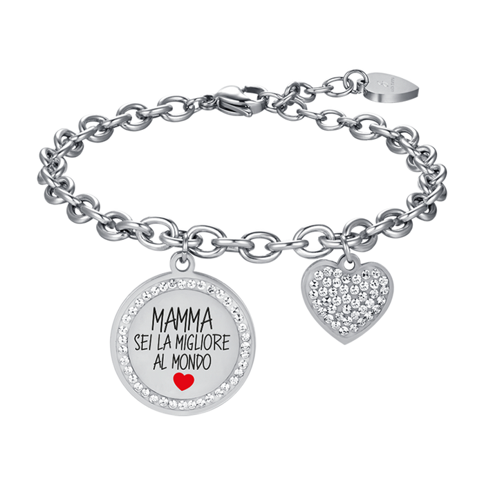 WOMEN'S STEEL BRACELET MOM YOU ARE THE BEST IN THE WORLD