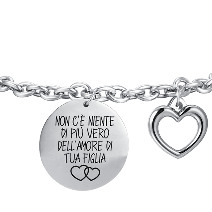 WOMEN'S STEEL BRACELET THERE IS NOTHING MORE TRUE THAN YOUR DAUGHTER'S LOVE