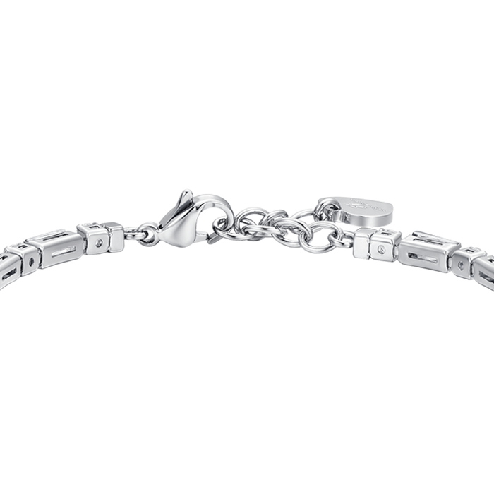 BRACELET DE TENNIS FEMME EN ACIER AVEC ZIRCONE BLANC