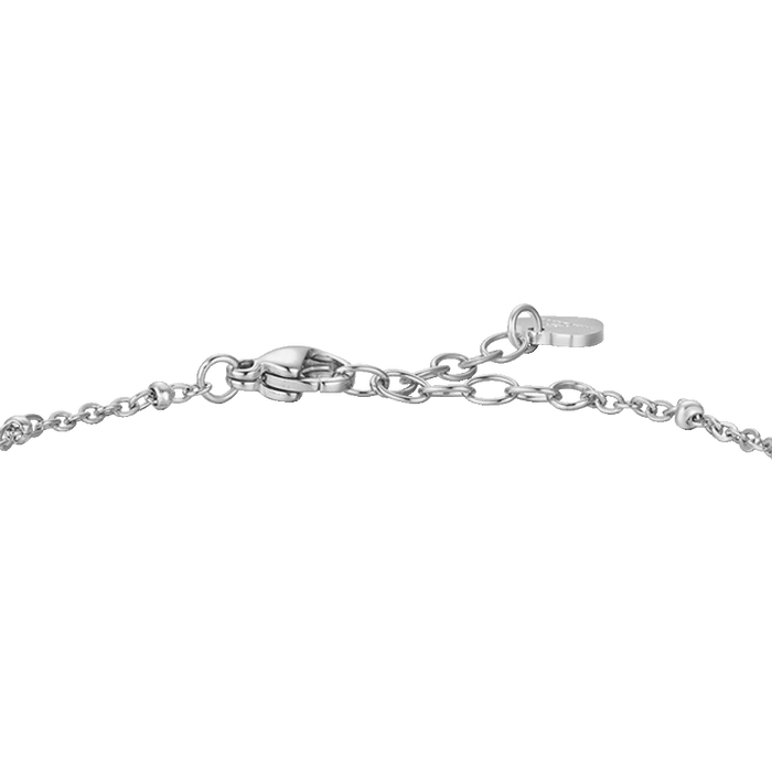 BRACCIALE DONNA IN ACCIAIO CON LUNA E ZIRCONI BIANCHI
