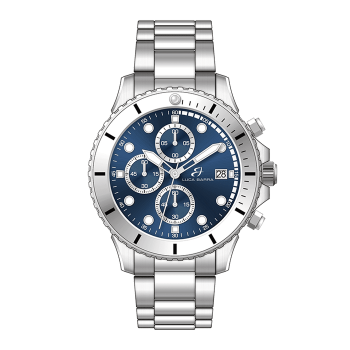 MEN'S STEEL WATCH BLUE DIAL