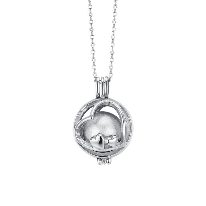 COLLIER APPELANT D'ANGES POUR FEMME AVEC COEURS