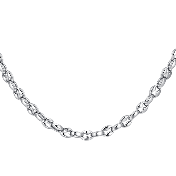 COLLANA UOMO IN ACCIAIO CON ROSA DEI VENTI