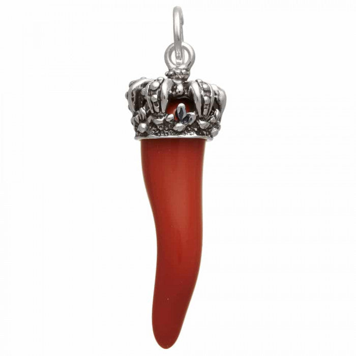Charm Raspini Red Horn Large Crown