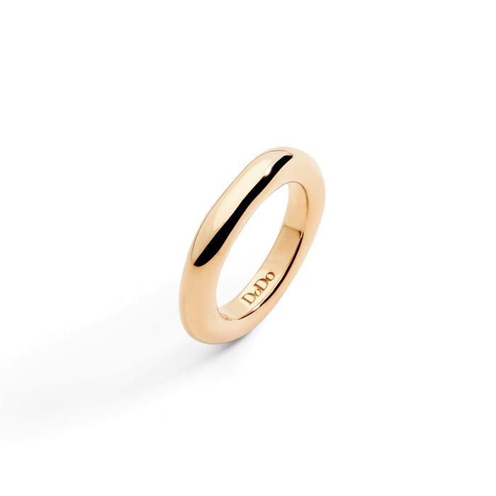 ANELLO PEPITA ORO ROSA
