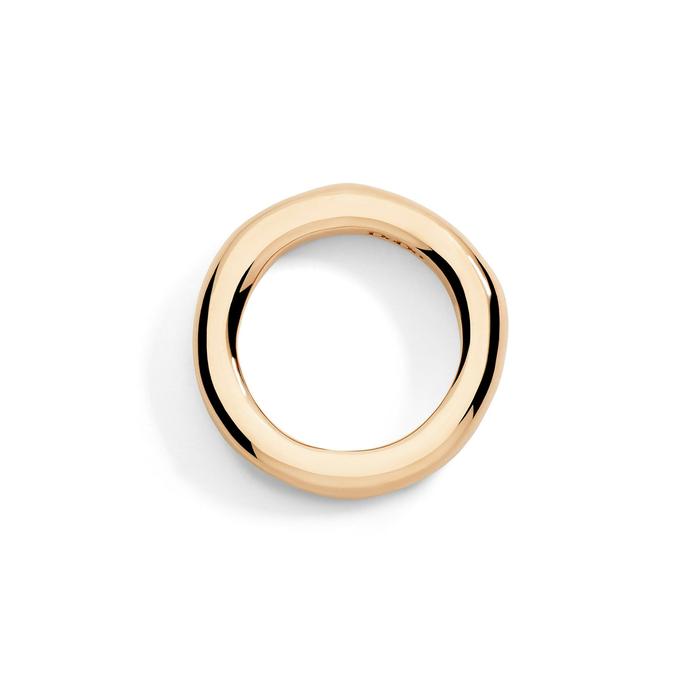 ANELLO PEPITA ORO ROSA