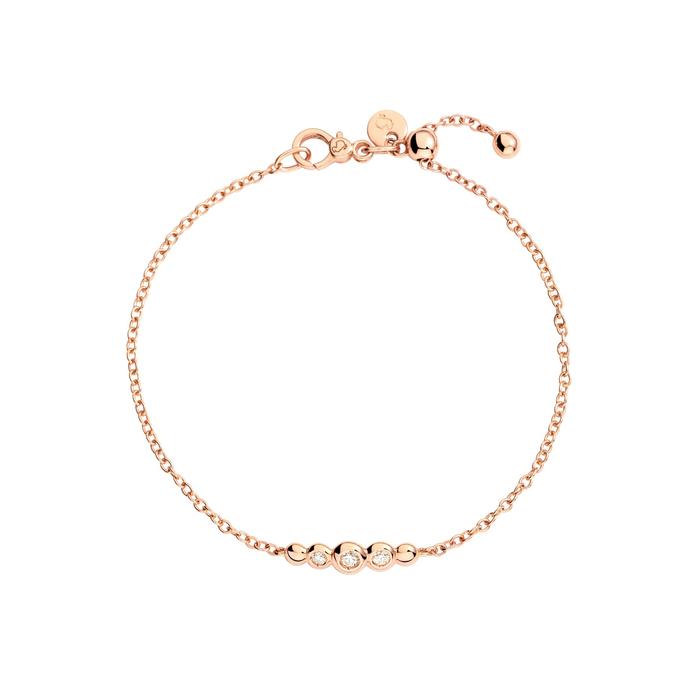 ROSE GOLD &amp; DIAMOND BUBBLES BRACELET