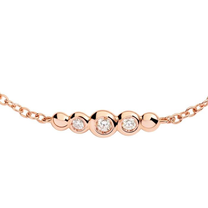 ROSE GOLD &amp; DIAMOND BUBBLES BRACELET