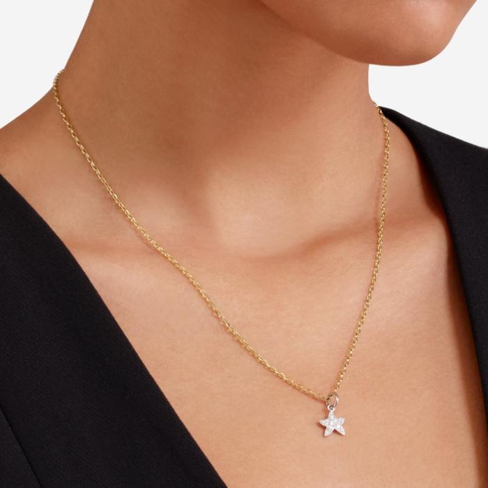 COLLIER ESSENTIELS EN OR JAUNE