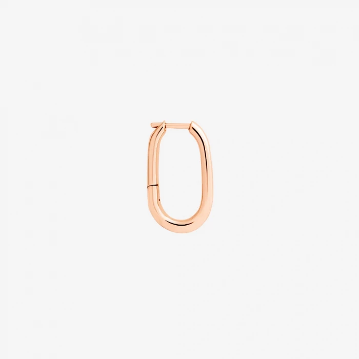 BOUCLES D'OREILLES CRÉOLES EN OR ROSE ESSENTIALS