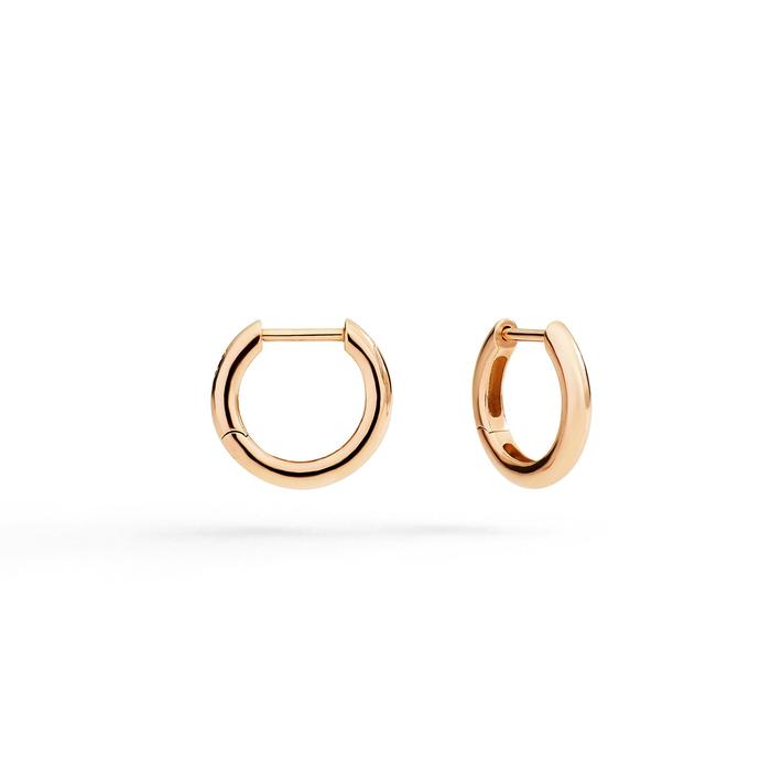 ORECCHINI HOOP ESSENTIALS ORO ROSA