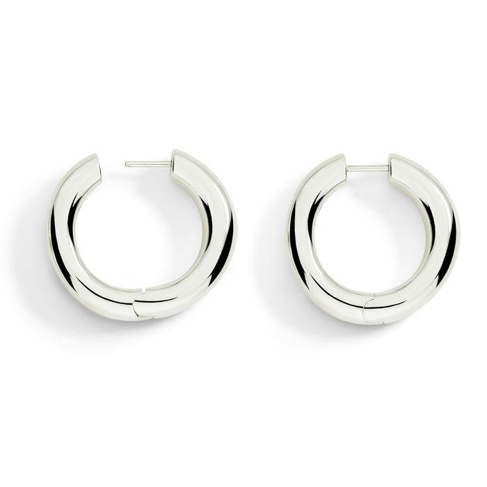 ORECCHINI HOOP ARGENTO