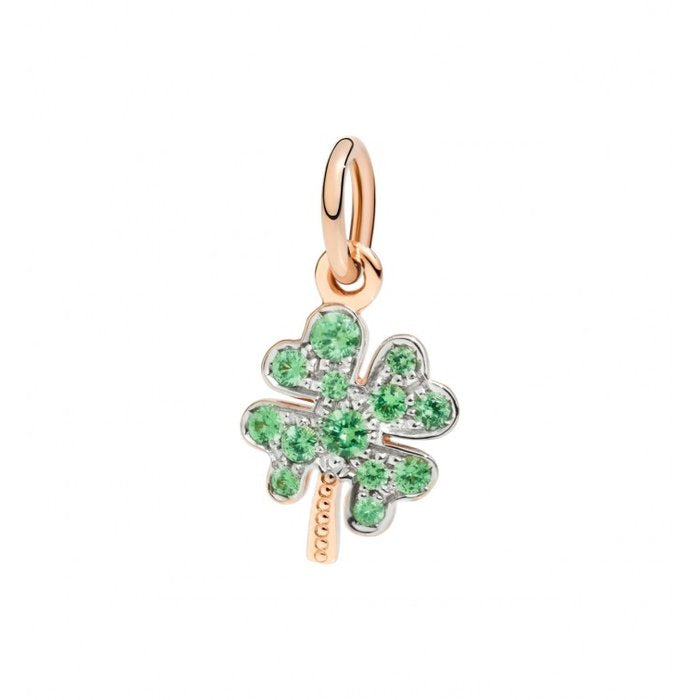 Pendentif précieux trèfle à quatre feuilles