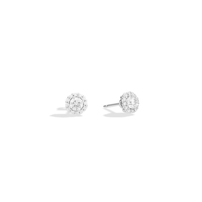 Boucles d'oreilles Halo point lumineux br 0,42