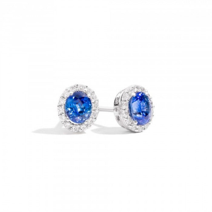 Boucles d'oreilles Iris Saphir 0,59 br 0,13