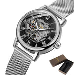 Reloj Esqueleto Excelsior para Mujer - Reloj Mecánico Steampunk Esfera Abierta - Vignette | Steampunk Store