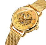 Reloj Esqueleto Excelsior para Mujer - Reloj Mecánico Steampunk Esfera Abierta - Vignette | Steampunk Store