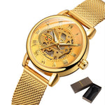 Reloj Esqueleto Excelsior para Mujer - Reloj Mecánico Steampunk Esfera Abierta - Vignette | Steampunk Store
