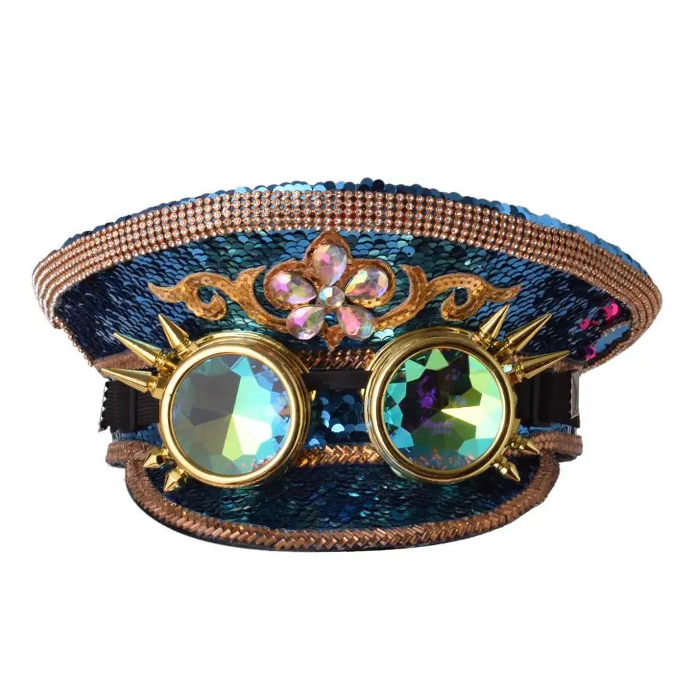 Casquette avec Lunettes — Golden Police - Detail finitions