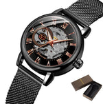 Reloj Esqueleto Excelsior para Mujer - Reloj Mecánico Steampunk Esfera Abierta - Vignette | Steampunk Store