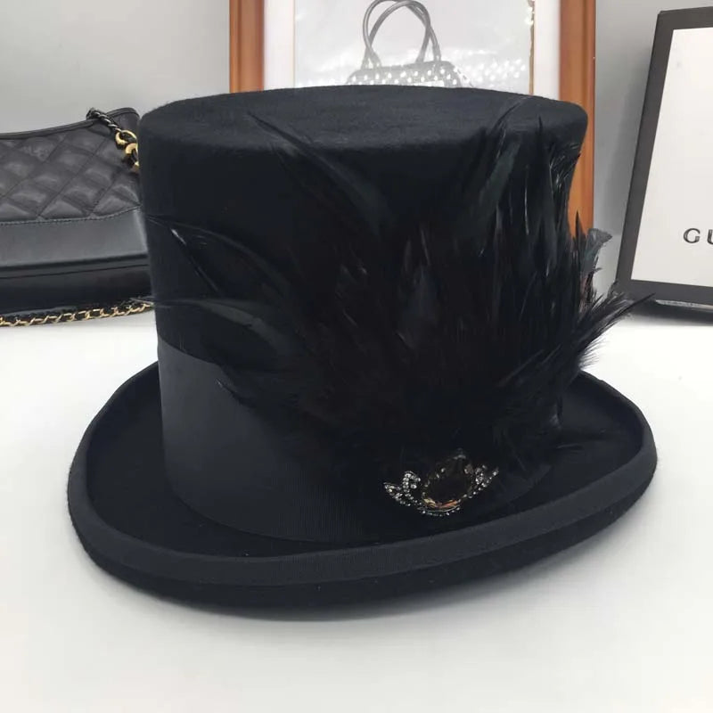 Chapeau Gothique Femme — Haut de Forme - Photo 7