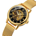Reloj Esqueleto Excelsior para Mujer - Reloj Mecánico Steampunk Esfera Abierta - Vignette | Steampunk Store