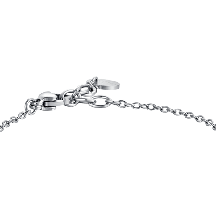 BRACCIALE BAMBINO IN ACCIAIO CON PIETRE BLU E NERE