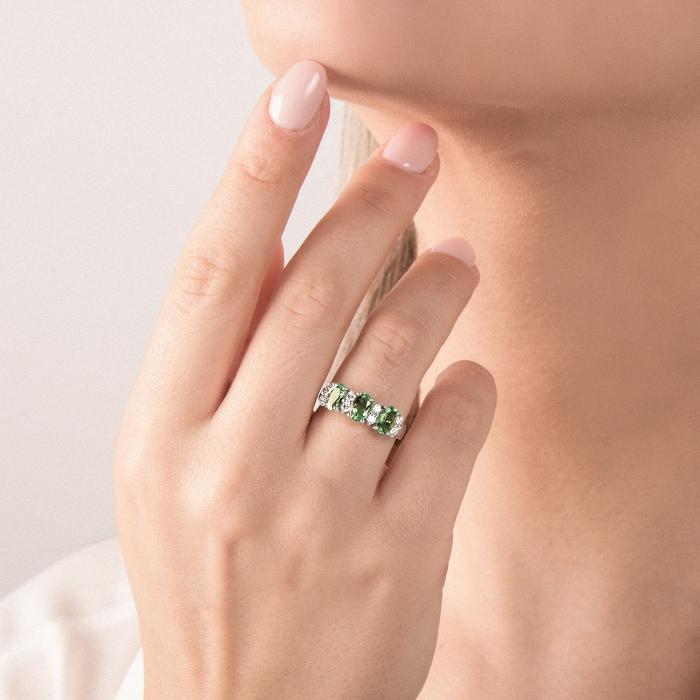 ANELLO SMERALDI E BR
