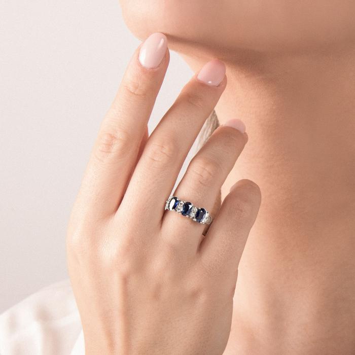 ANELLO ZAFFIRI E BR