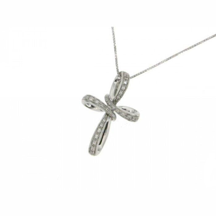 Collier ras du cou croisé br