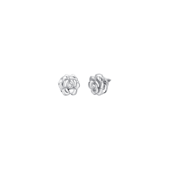 BOUCLES D'OREILLES FEMME EN ACIER ROSE ROTARY