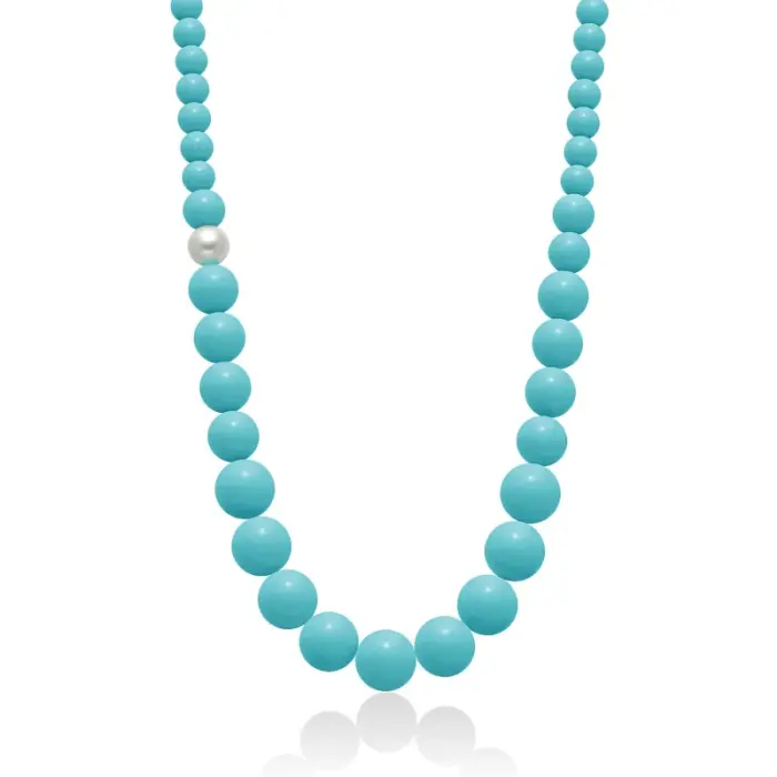 Collana pasta di turchese