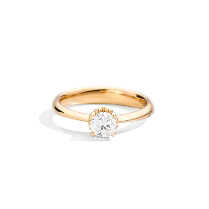 Anello anniversary solitario br 0.15
