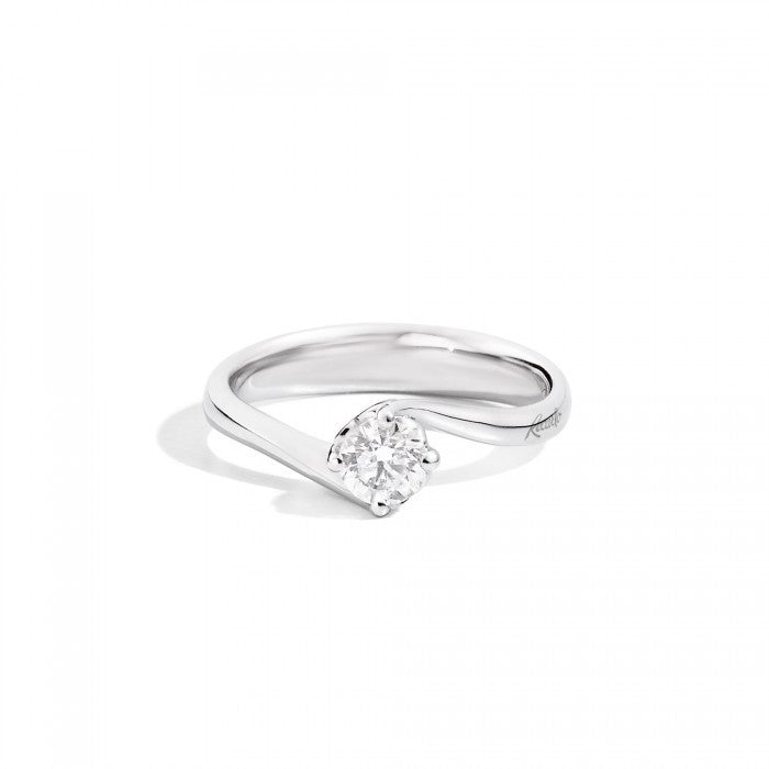 Anello anniversary valentino solitario br 0.26