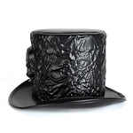 Sombrero de Copa Calavera — Chistera Gótica Steampunk - Vignette | Steampunk Store
