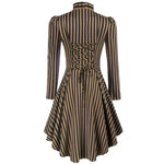 Manteau Léger Femme Steampunk — Rayé à encolure - Vignette | Steampunk Store