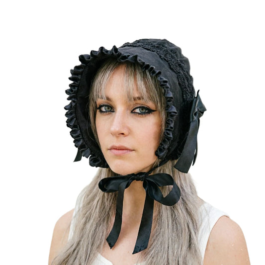Bonnet Victorien Femme - Style Français Lolita Demoiselle d'Honneur