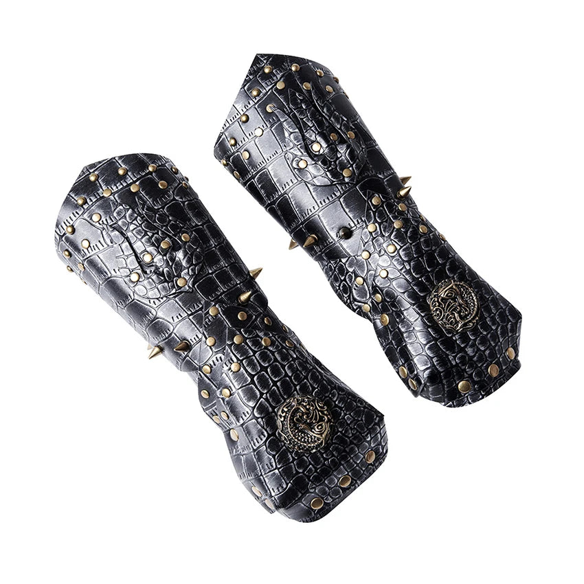 Gants Steampunk à Rivets et Protège Poignets - Detail finitions