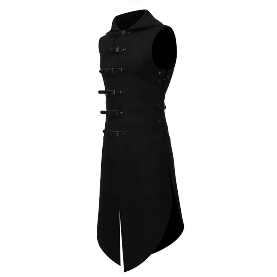 Manteau Gothique Homme — Médecin de la Peste - vert, marron, noir